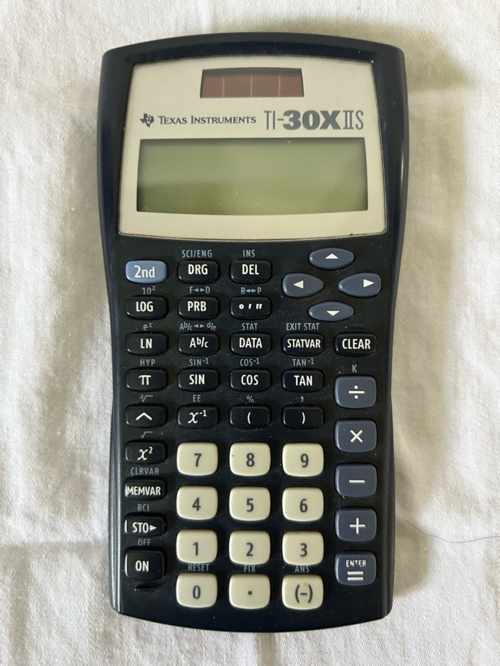 Texas Instruments Black Scientific Calculator with Ivory Keys